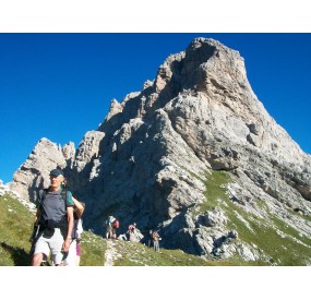 Arrivo a Forcella Duranno