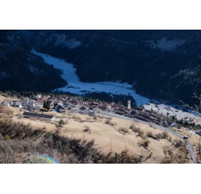 Erto, seen from the coal trail