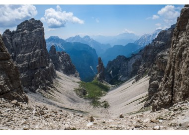 Il Campanile di Val Montanaia da Forcella Montanaia