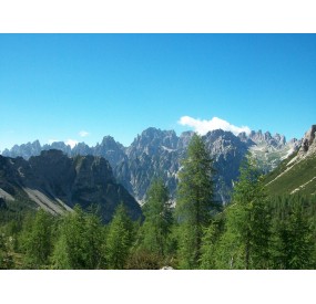 A view towards Monfalconi range