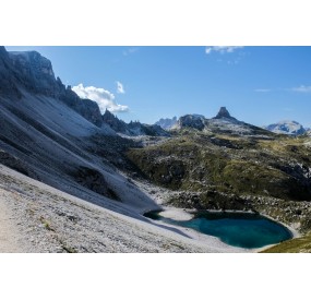 Just behind Rifugio Locatelli