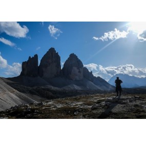 The Tre Cime from Rifugio Locatelli