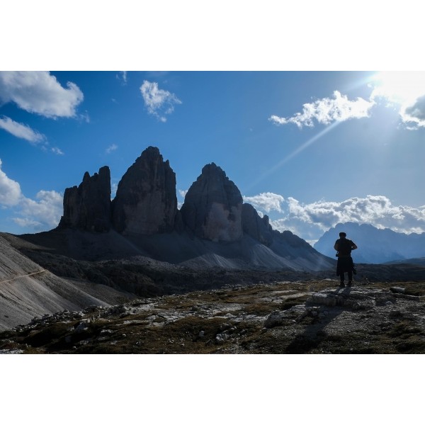 The Tre Cime from Rifugio Locatelli